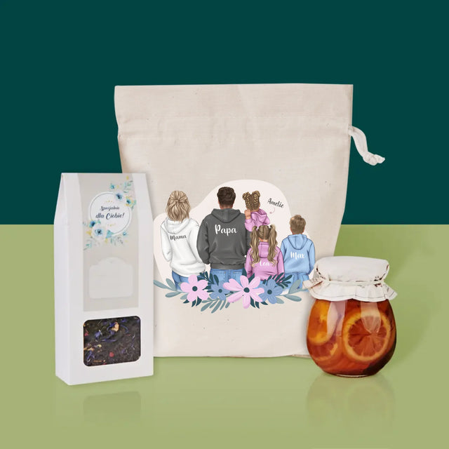 Avatar Creator: Familie Mit Kindern - Tee-Geschenkset