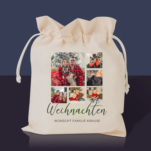 Fotocollage: Frohe Weihnachten - Tee-Geschenkset