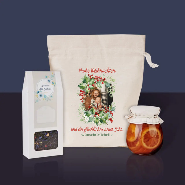 Foto Und Unterschrift: Weihnachtsschmuck - Tee-Geschenkset