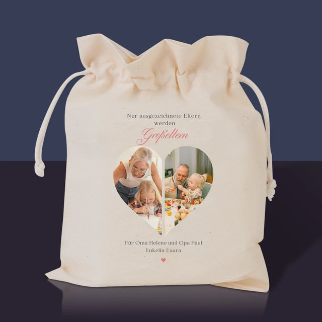 Fotocollage: Ausgezeichnete Eltern Werden Großeltern - Tee-Geschenkset