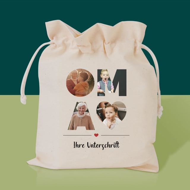 Buchstaben-Collage: Opa - Tee-Geschenkset