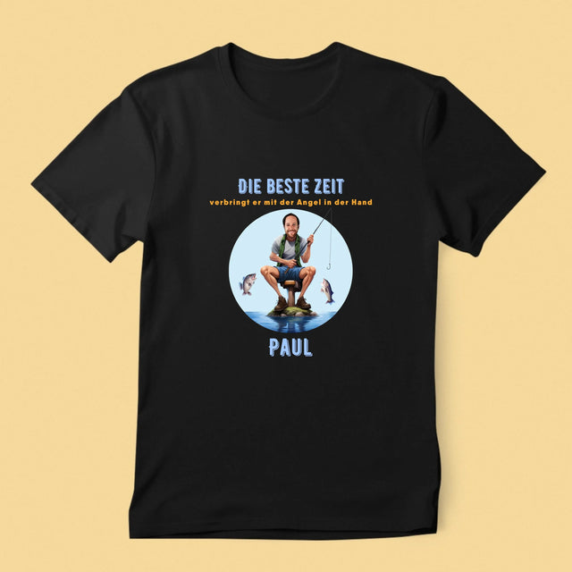 Foto und Bildunterschrift: Best Time – Bedrucktes Herren-T-Shirt | DE