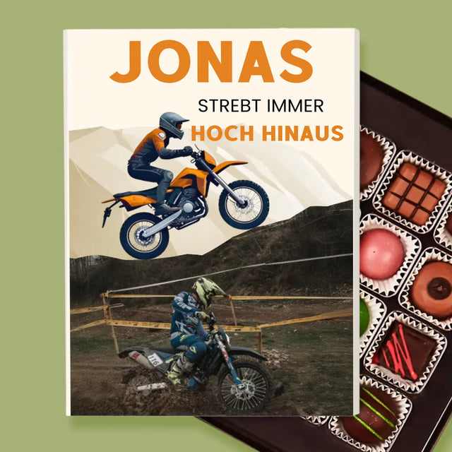 Foto Und Unterschrift: Strebt Hoch Hinaus - Pralinen