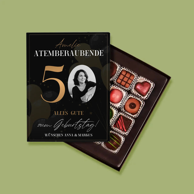 Foto Und Unterschrift: Atemberaubende 50 - Pralinen