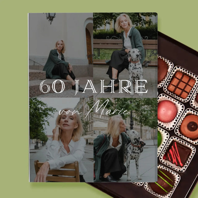 Fotocollage: 60 Jahre Klassisch - Pralinen