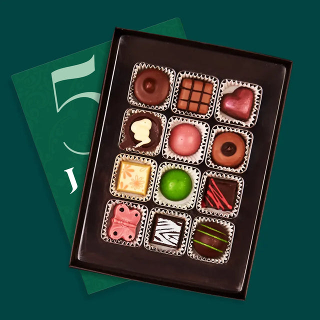 Foto Und Unterschrift: 50 Jahre Countdown - Pralinen