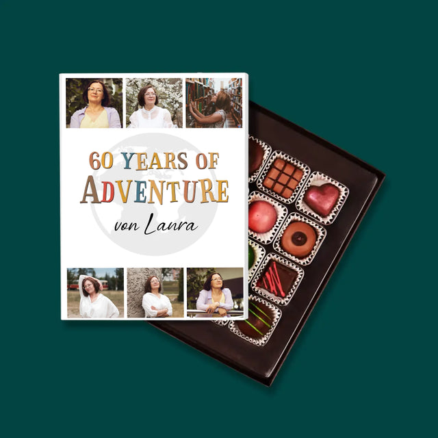 Fotocollage: 60 Years Of Adventure - Pralinen