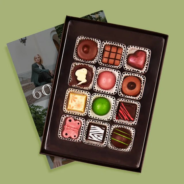 Fotocollage: 60 Jahre Klassisch - Pralinen