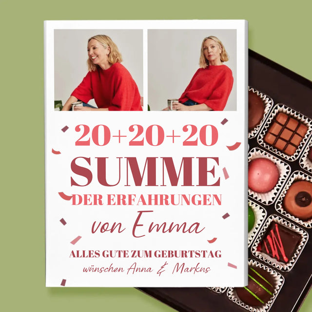 Fotocollage: Summe Der Erfahrungen - Pralinen