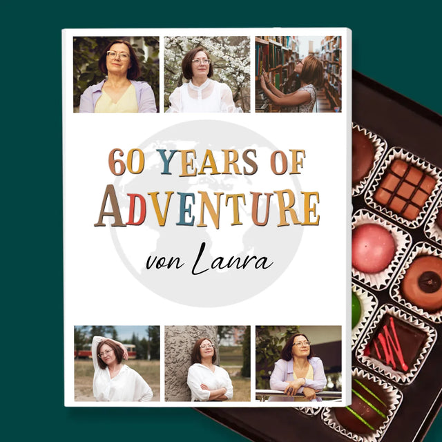 Fotocollage: 60 Years Of Adventure - Pralinen