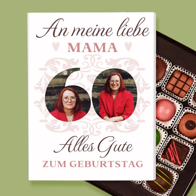 Buchstaben-Collage: An Meine Liebe Mama Zum 60. Geburtstag - Pralinen