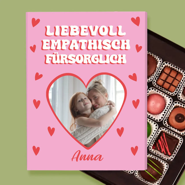 Foto Und Unterschrift: Eigenschaften Von Mama - Pralinen