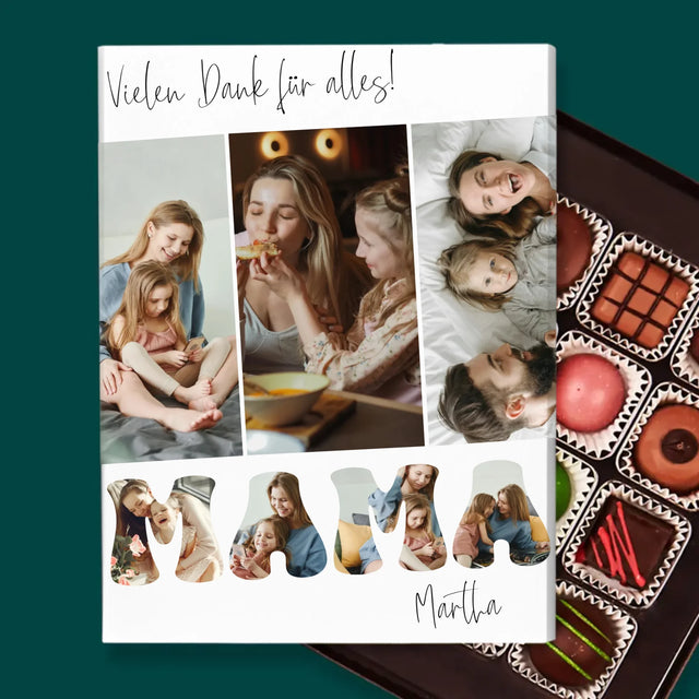 Fotocollage: Mama, Danke Für Alles - Pralinen