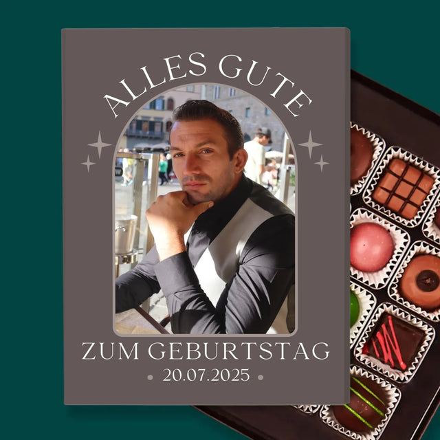 Foto Und Unterschrift: Stilvoller Geburtstag - Pralinen