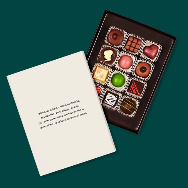 Fotocollage: Spotify Fotos Herz - Pralinen
