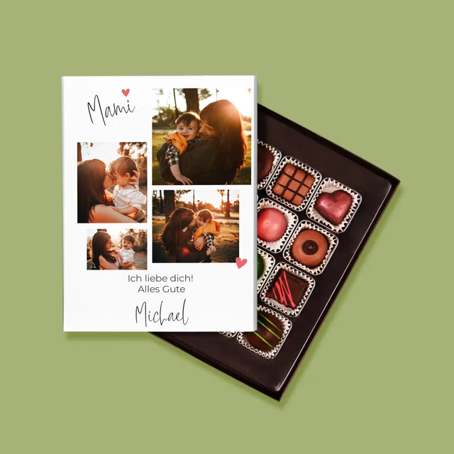 Fotocollage: Mama, Ich Liebe Dich - Pralinen