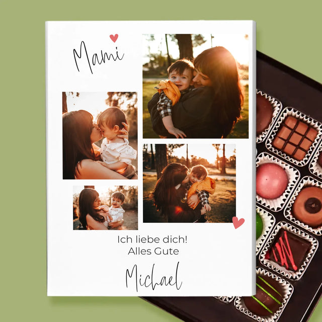 Fotocollage: Mama, Ich Liebe Dich - Pralinen