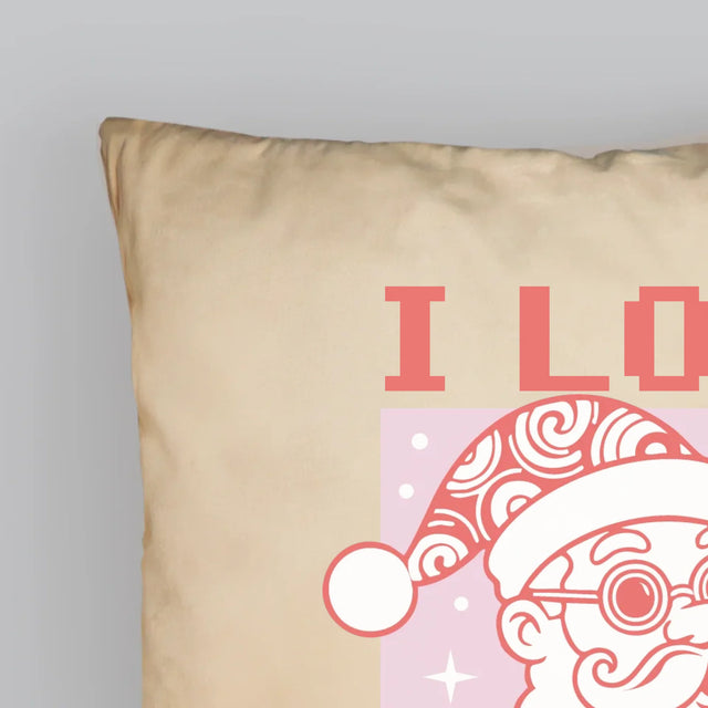 Name Und Unterschrift: I Love Christmas - Kissen