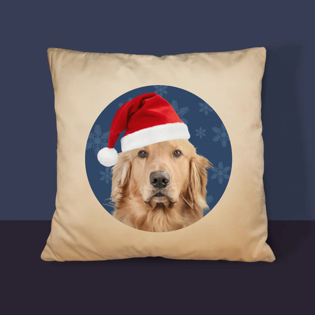 Foto Und Unterschrift: Dein Weihnachtshund - Kissen