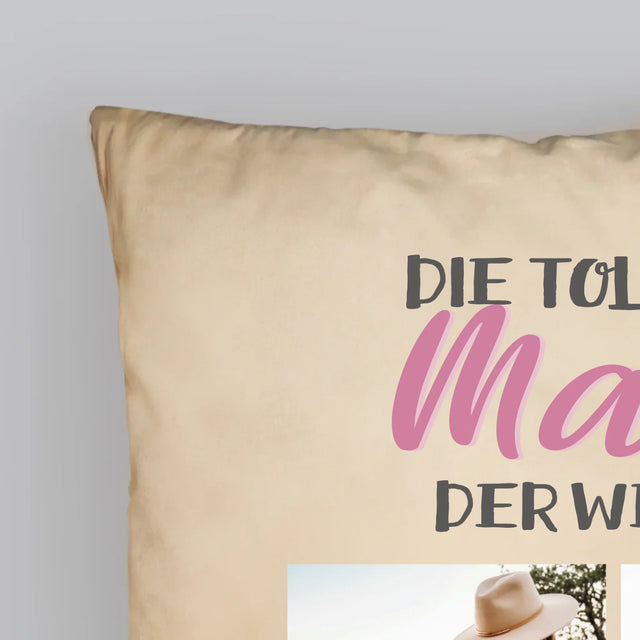 Fotocollage: Die Tollste Mama - Kissen