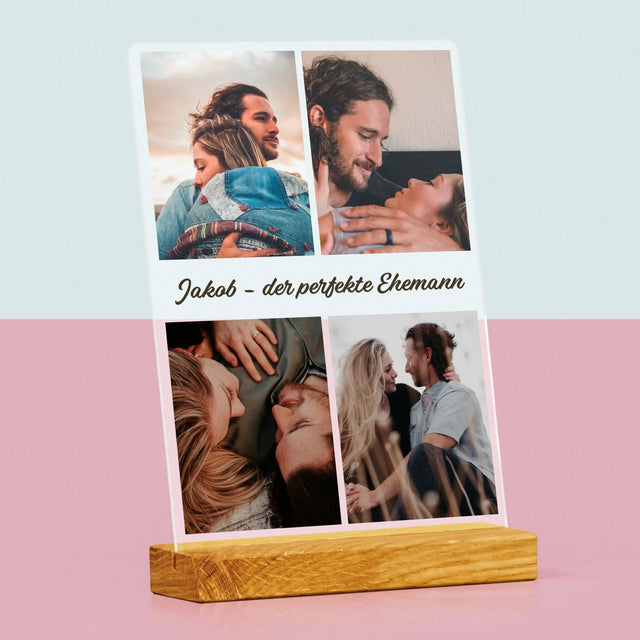 Fotocollage: Fotos Für Den Ehemann - Druck Auf Acrylglas