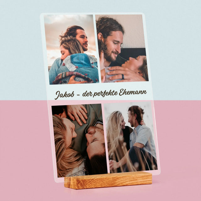 Fotocollage: Fotos Für Den Ehemann - Druck Auf Acrylglas