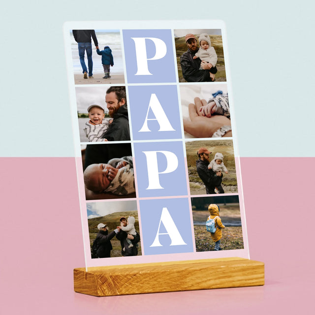 Fotocollage: Fotos Mit Papa - Druck Auf Acrylglas