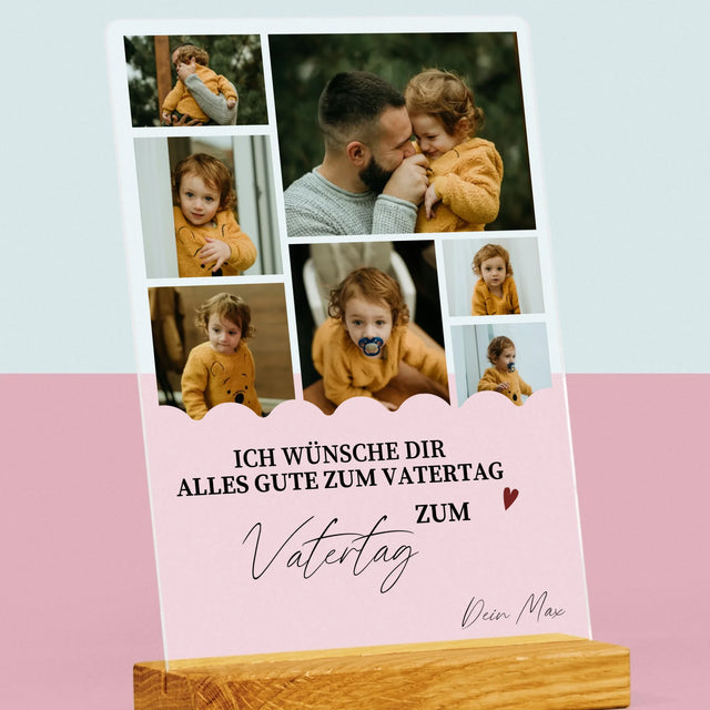 Fotocollage: Alles Gute Zum Vatertag - Druck Auf Acrylglas