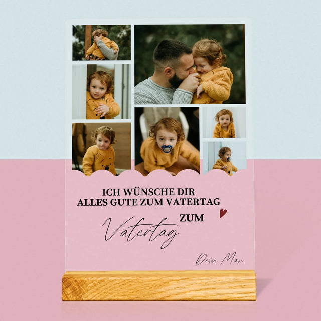 Fotocollage: Alles Gute Zum Vatertag - Druck Auf Acrylglas
