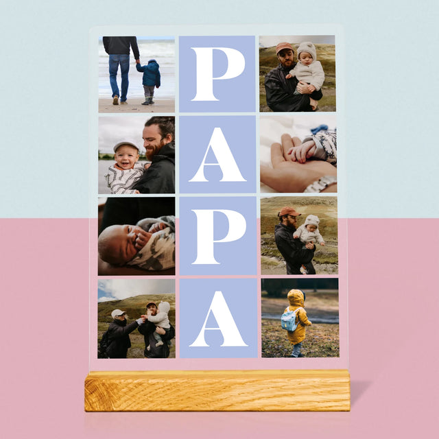 Fotocollage: Fotos Mit Papa - Druck Auf Acrylglas