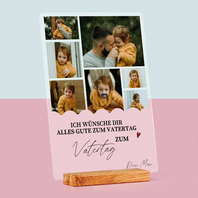 Fotocollage: Alles Gute Zum Vatertag - Druck Auf Acrylglas