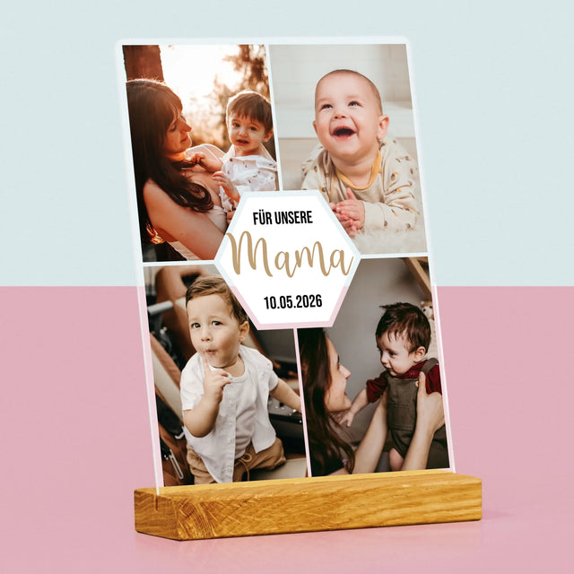 Fotocollage: Für Unsere Mama - Druck Auf Acrylglas