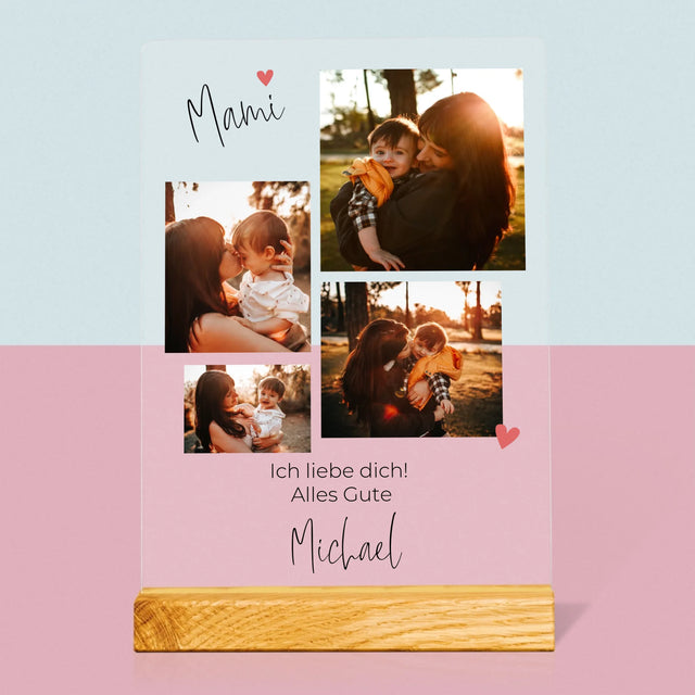 Fotocollage: Mama, Ich Liebe Dich - Druck Auf Acrylglas