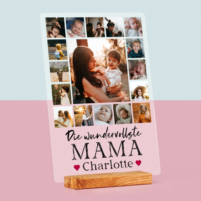 Fotocollage: Die Wundervollste Mama - Druck Auf Acrylglas