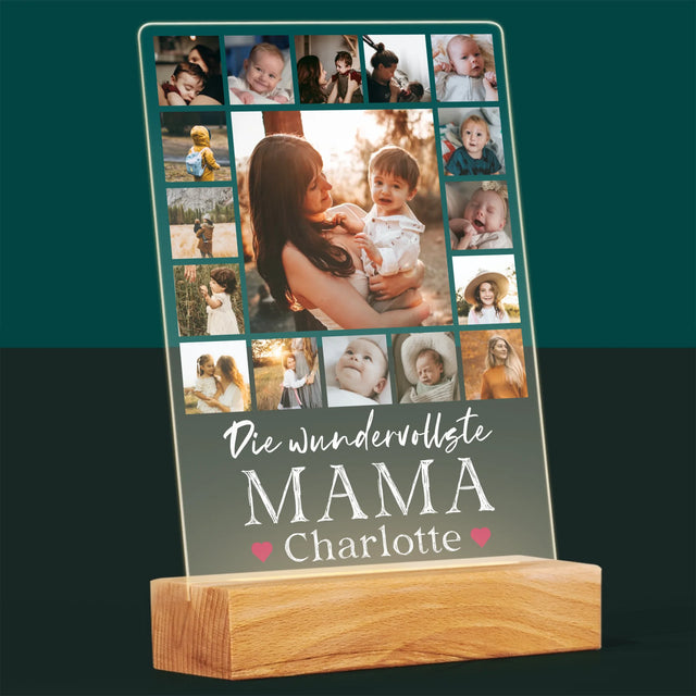 Fotocollage: Die Wundervollste Mama - Druck Auf Acrylglas