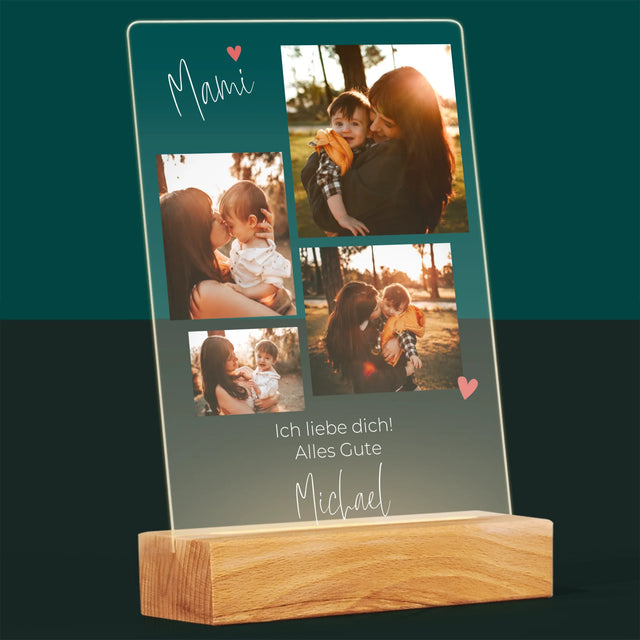 Fotocollage: Mama, Ich Liebe Dich - Druck Auf Acrylglas