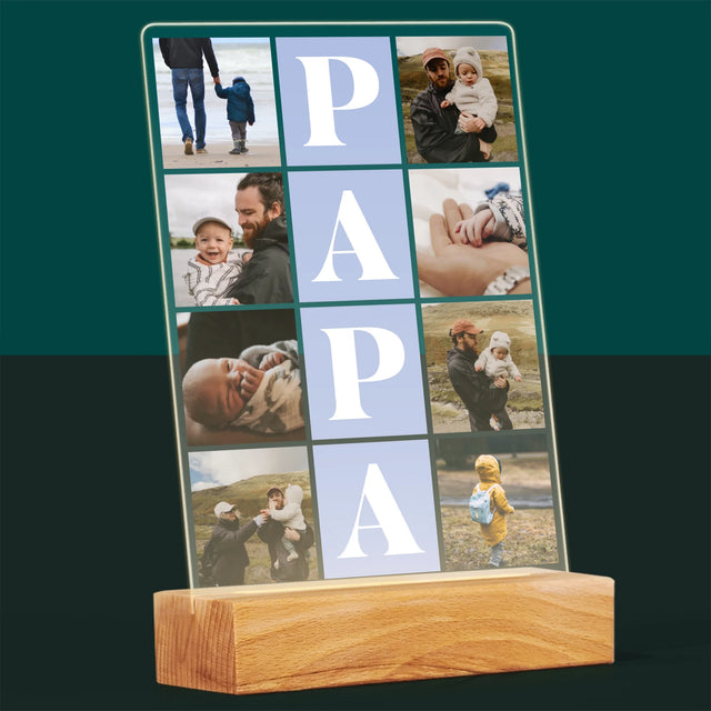 Fotocollage: Fotos Mit Papa - Druck Auf Acrylglas
