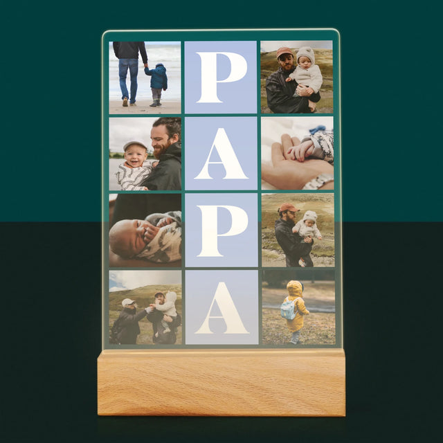Fotocollage: Fotos Mit Papa - Druck Auf Acrylglas