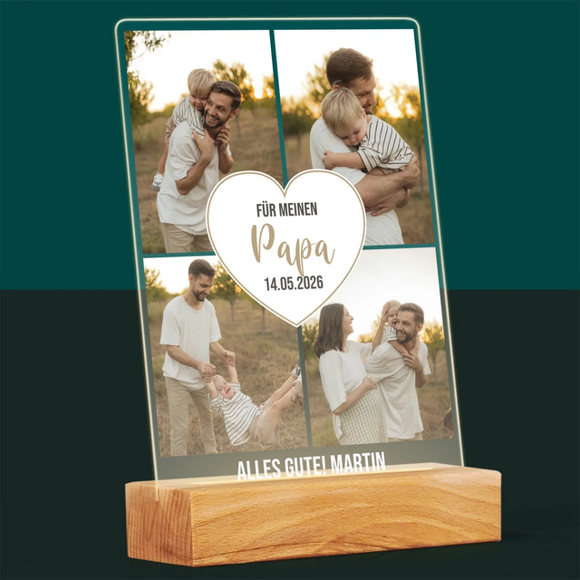Fotocollage: Für Meinen Papa - Druck Auf Acrylglas