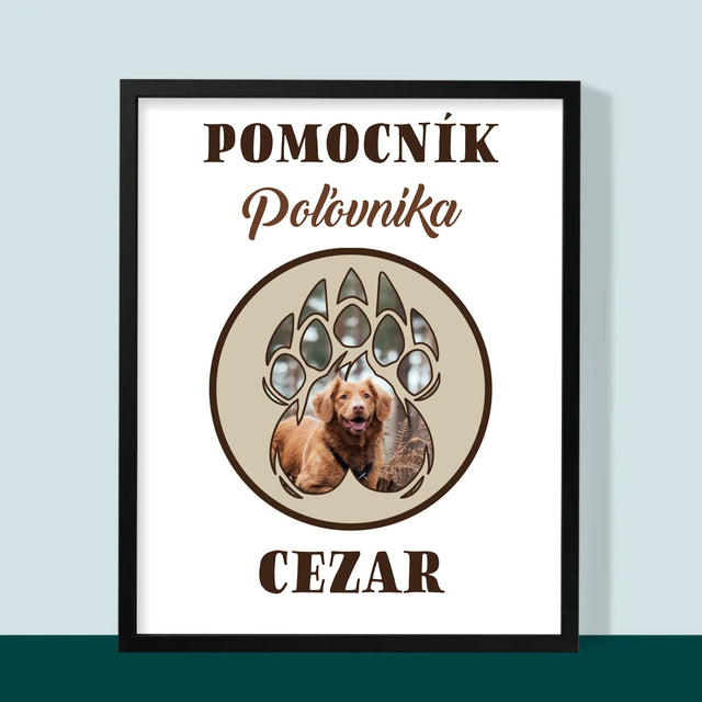 Kształt Ze Zdjęć: Pomocnik Myśliwego - Wydruk Obramowany | SK
