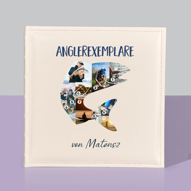 Form-Collage: Exemplar Eines Anglers - Fotoalbum