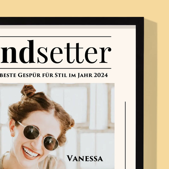 Magazin-Cover: Trendsetter - Druck Mit Rahmen 30X40