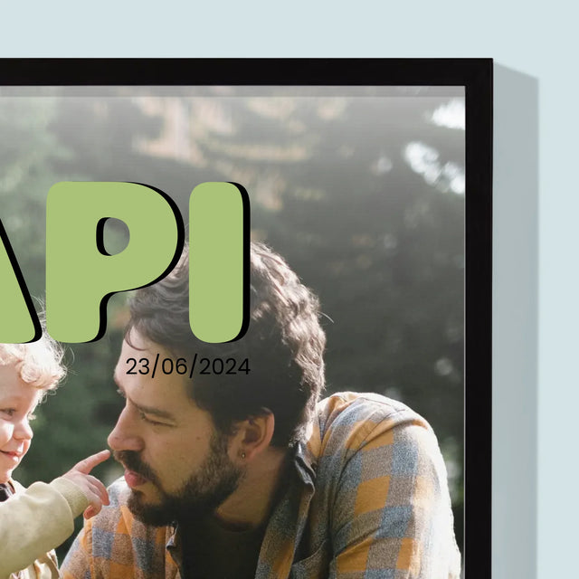 Magazin-Cover: Bester Papi - Druck Mit Rahmen 30X40