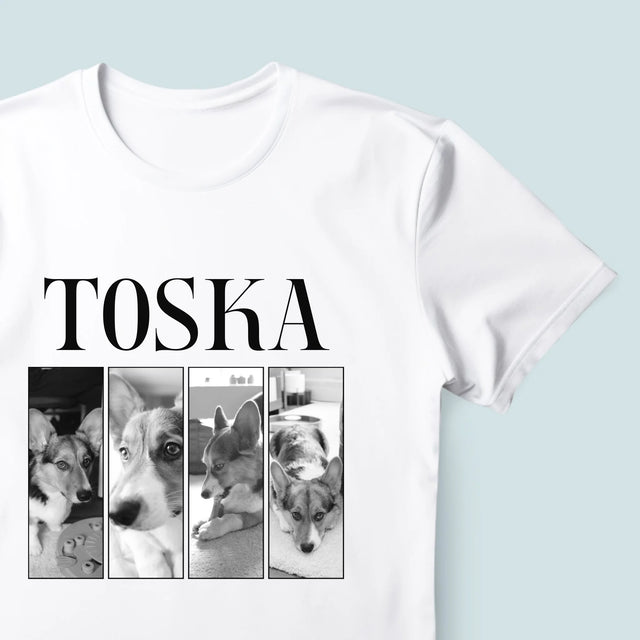Fotokolaż: Bootleg Klasyczny z Pupilem - Koszulka Męska z Nadrukiem | SK
