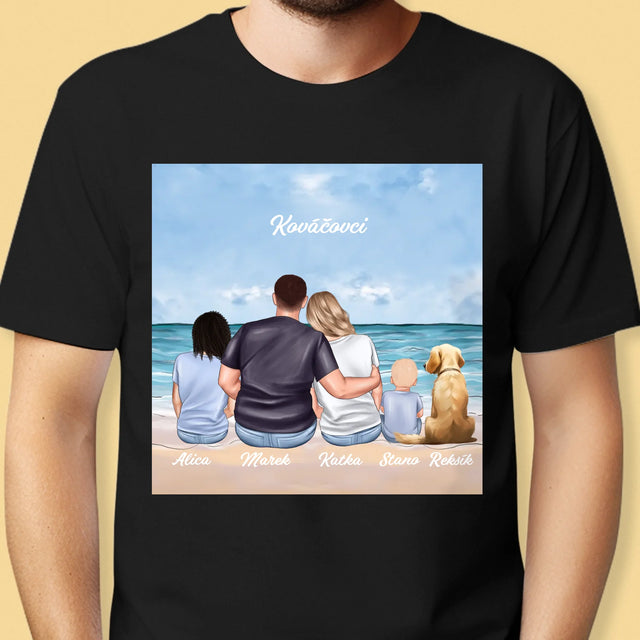 Kreator Postaci: Portret Rodzinny - Koszulka Męska z Nadrukiem | SK
