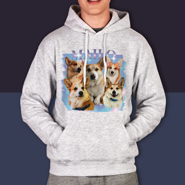 Ihr Avatar: Bootleg Mit Ihrem Hund - Kapuzenpullover Für Herren