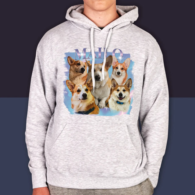 Ihr Avatar: Bootleg Mit Ihrem Hund - Kapuzenpullover Für Herren
