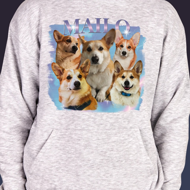 Ihr Avatar: Bootleg Mit Ihrem Hund - Kapuzenpullover Für Herren