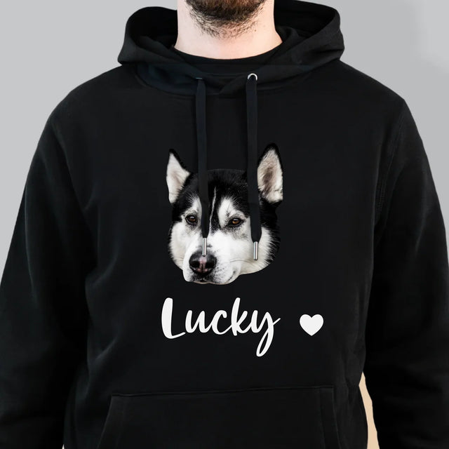 Ihr Avatar: Der Kopf Deines Hundes - Kapuzenpullover Für Herren