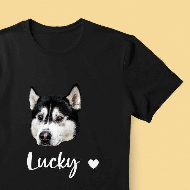Ihr Avatar: Der Kopf Deines Hundes - T-Shirt Für Herren